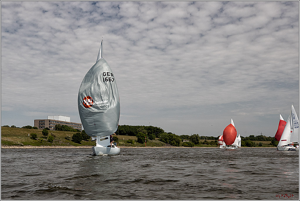 100 Jahre Rheinwoche 2022 - 4. Wettfahrt Duisburg - Wesel, 04.06.2022,